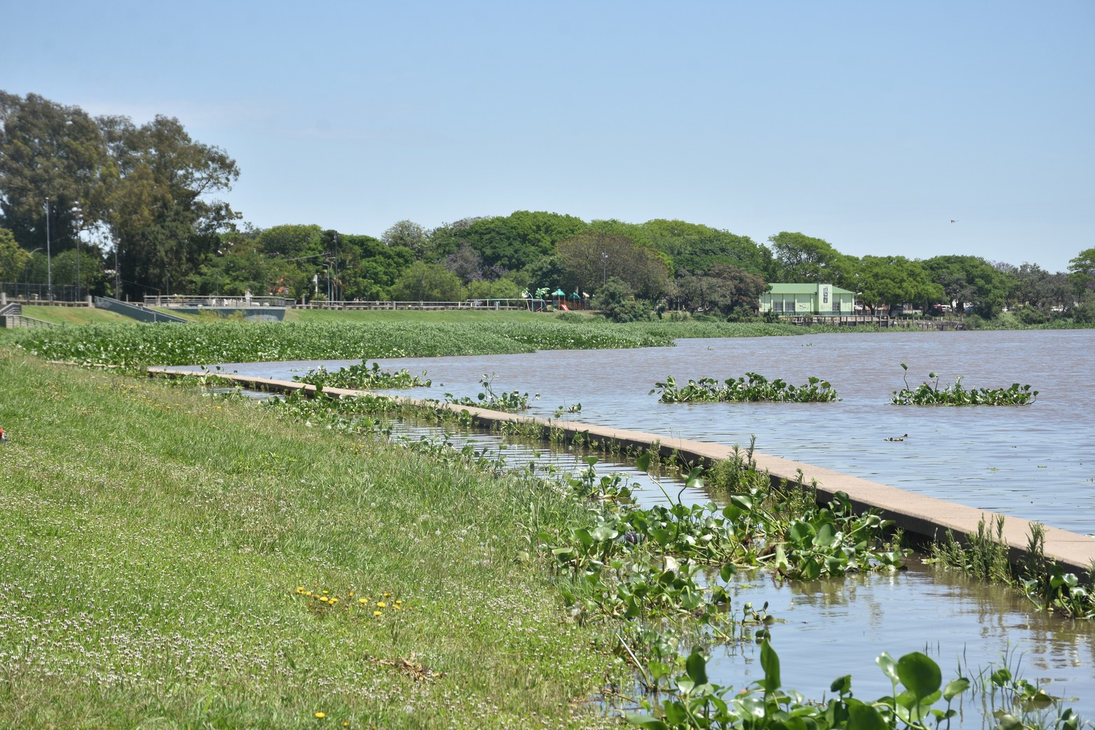 La costanera de Santo Tomé así está.