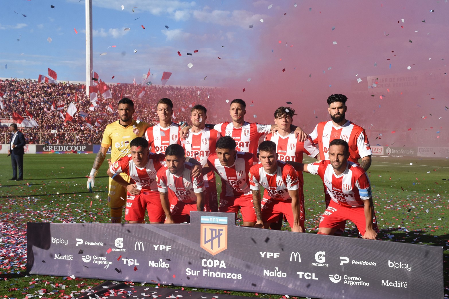 El once titular que presentó Unión. 