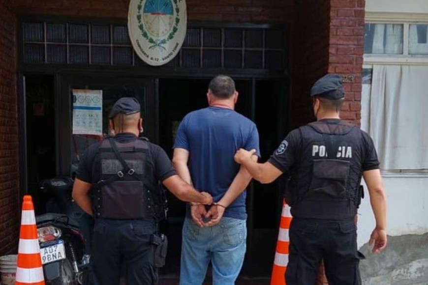 "El Tigre" Gudiño fue detenido en diciembre de 2021 en Santo Tomé y permanece preso desde entonces. Crédito: Archivo El Litoral.