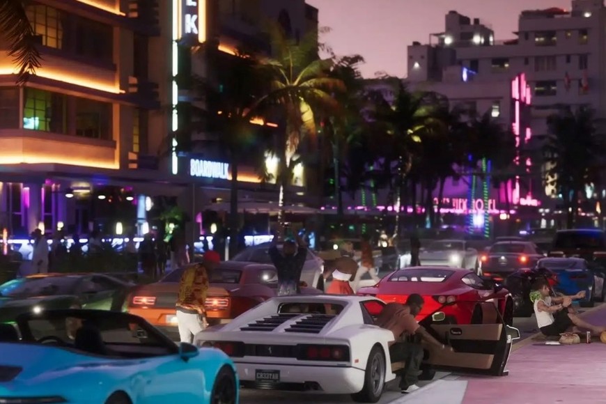 Captura del primer tráiler de GTA 6. Crédito: Rockstar