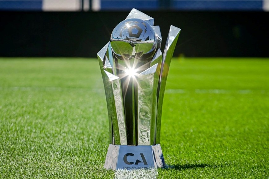 El nuevo trofeo de la Copa Argentina.