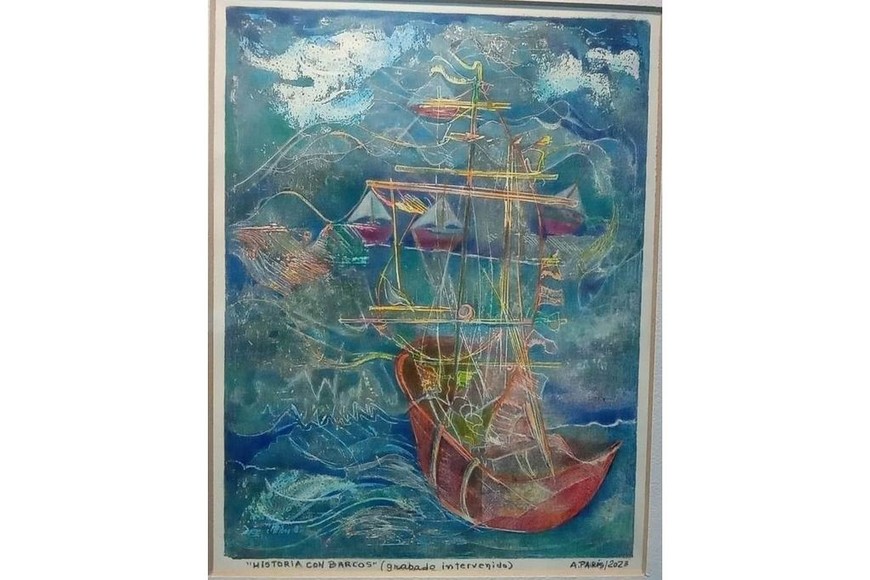 "Historia con barcos", de Ana María Paris.