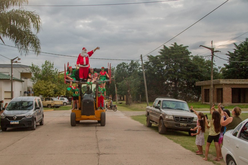 La llegada de Papá Noel a Gessler.