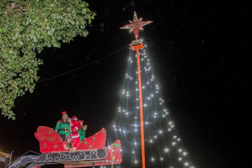 La llegada de Papá Noel a Gessler.