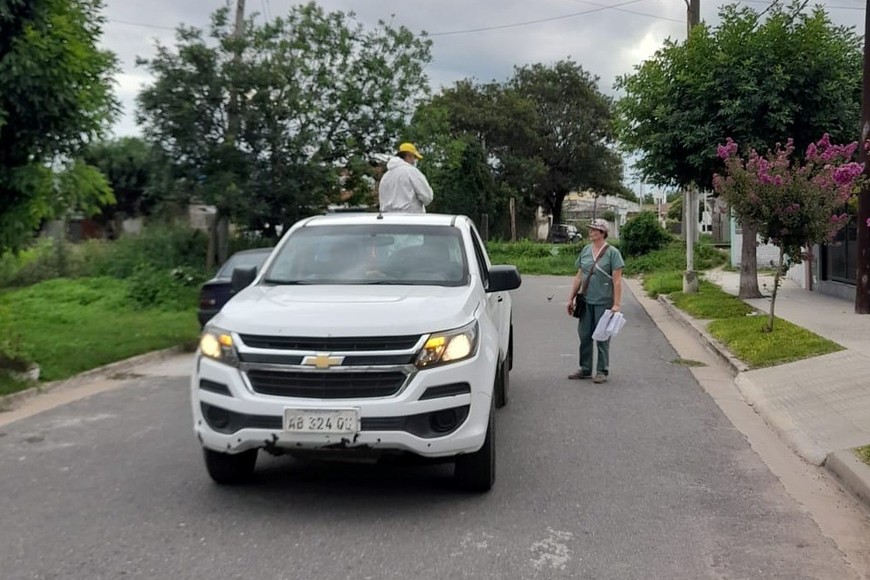 Se realizan trabajos de fumigación