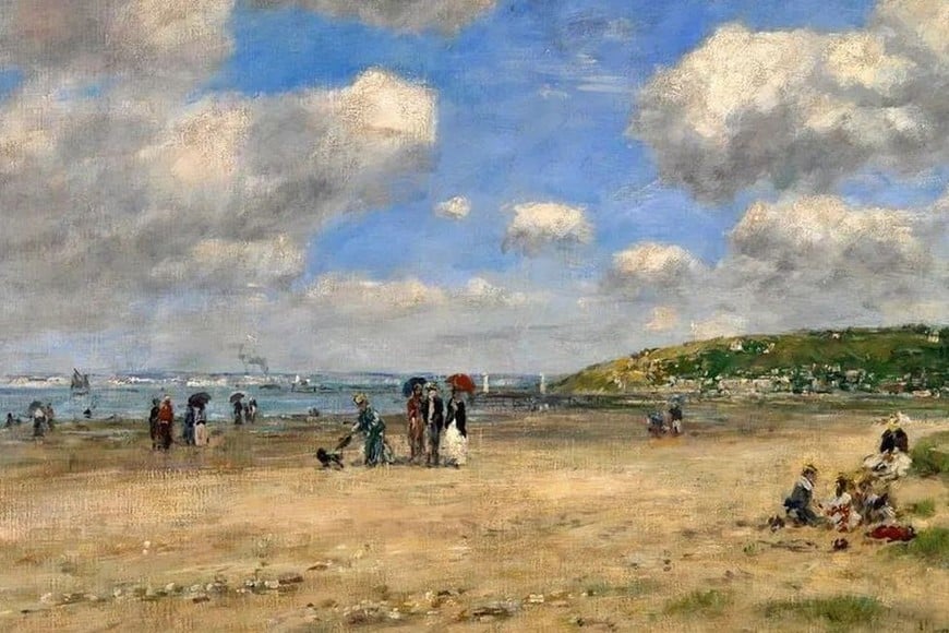 Obra de Eugene Boudin. Foto: National Gallery Londres