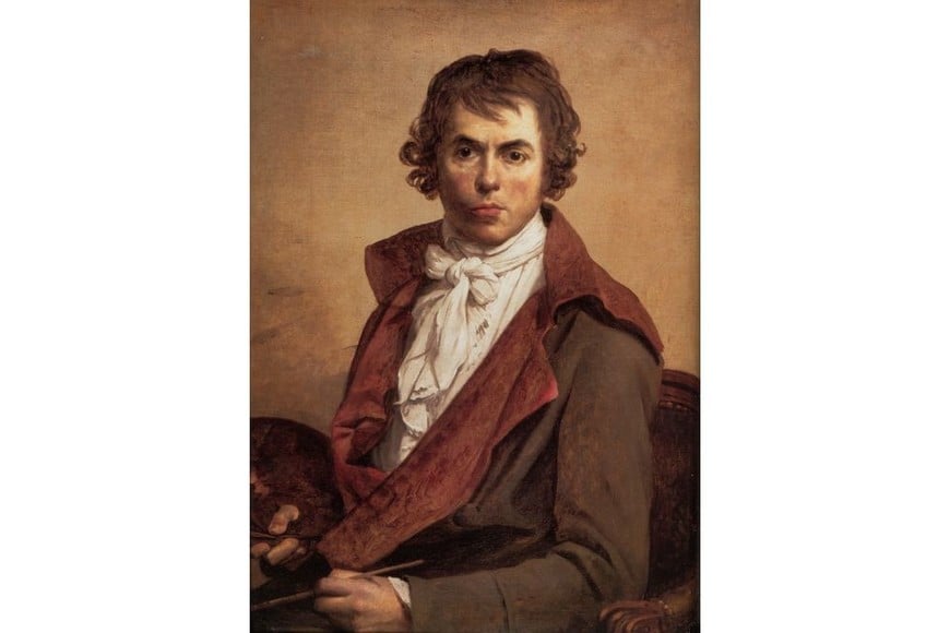 "Autorretrato" de David. Foto: Museo del Louvre