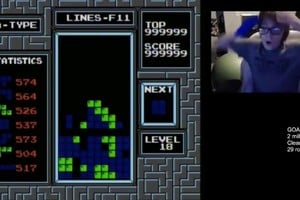 El momento en el que Willis Gibson gana al Tetris.