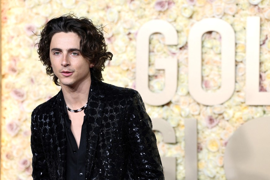 Timothee Chalamet attends the 81st Annual Golden Globe Awards in Beverly Hills, California, U.S., January 7, 2024. REUTERS/Mike Blake