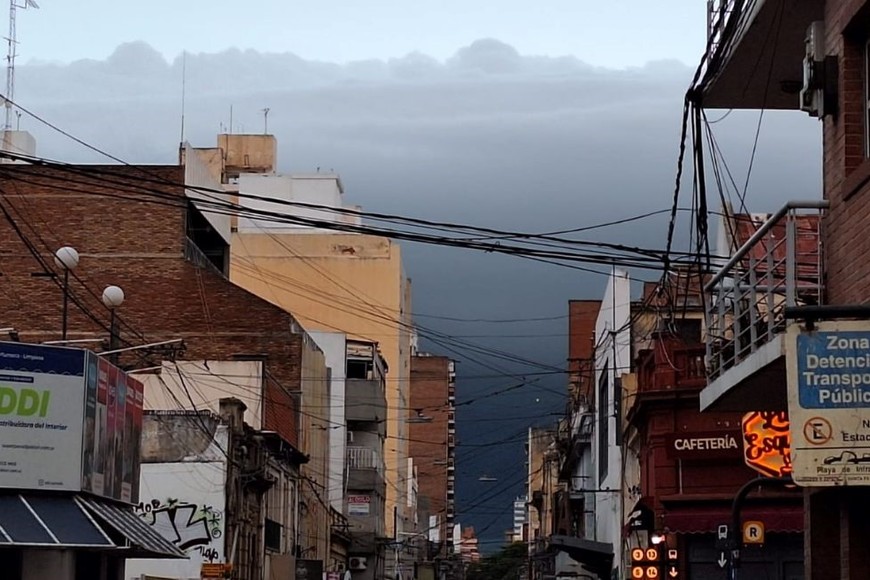 El cielo se comenzó a oscurecer