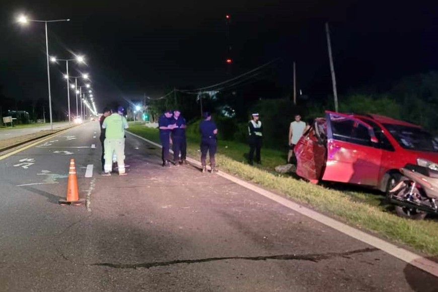 La víctima fatal es un hombre de 60 años.  Crédito: El Litoral.