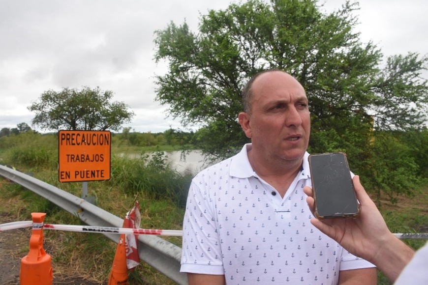 Ariel Blanc, subjefe de la Agrupación Bomberos Zapadores. Crédito: Guillermo Di Salvatore.