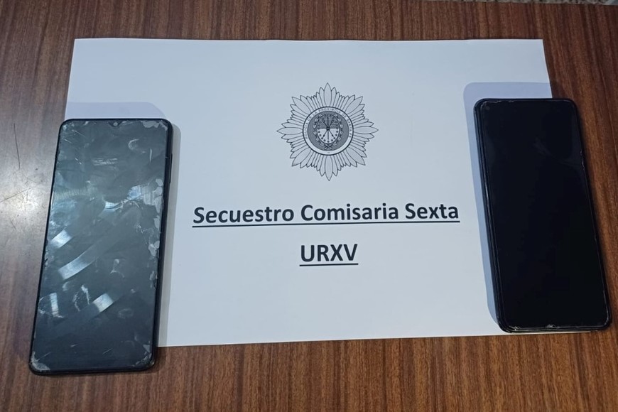 Los dos aparatos que fueron recuperados. Crédito: Unidad Regional XV de Policía.