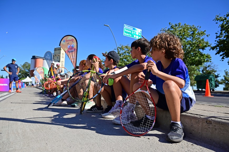 La actividad fue organizada entre la Asociación Argentina de Tenis, la Federación Santafesina de Tenis, la Municipalidad de Rosario y el Gobierno de la provincia de Santa Fe.Crédito: Guillermo Buelga (Secretaría de Deporte y Turismo)