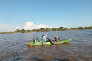 El Circuito Santafesino de Pesca en Kayak en San Javier.