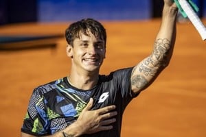 Camilo Ugo Carabelli dio la sorpresa ante Varillas y enfrentará a Alcaraz. Crédito: Argentina Open