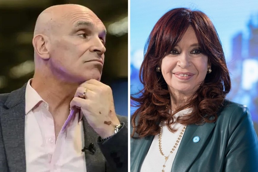 José Luis Espert y Cristina Fernández de Kirchner.