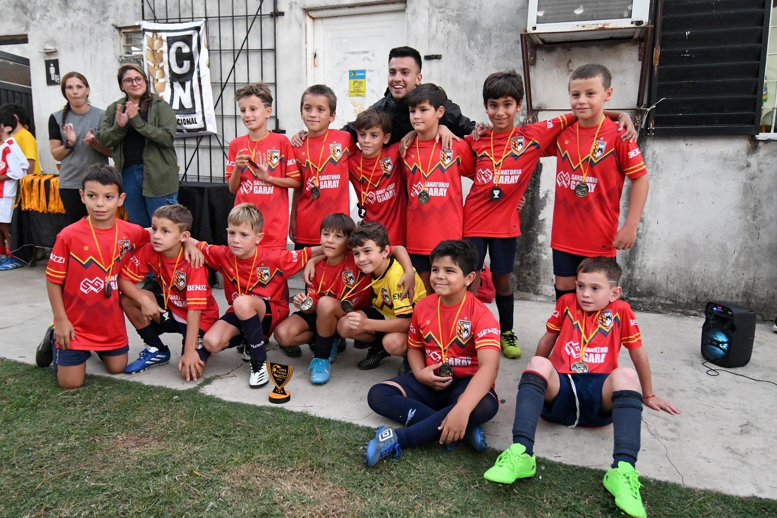 El primer torneo infantil  Albos del  Sur  fue organizado por el club Nacional fue un éxito.