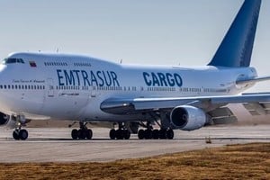 El avión fue enviado por el Gobierno de Argentina hacia los Estados Unidos. Imagen de archivo.