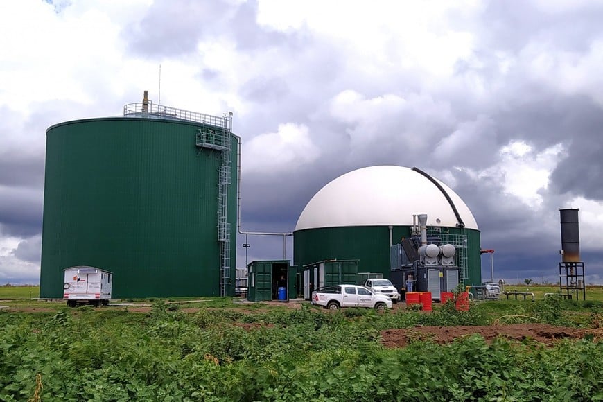 Planta de biogás en San Luis. Crédito:  Instituto Nacional de Tecnología Industrial