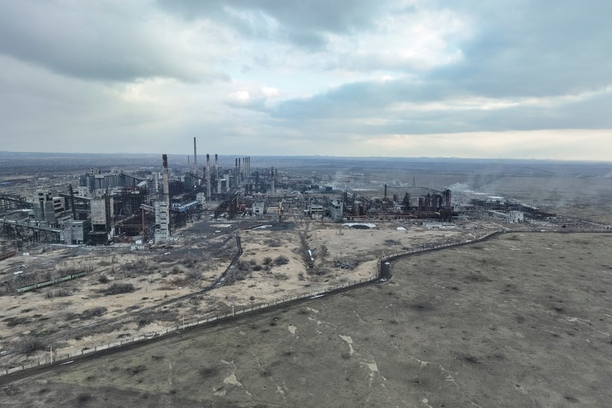A drone view shows the Avdiivka Coke and Chemical Plant recently captured by Russian troops in the front line town of Avdiivka, amid Russia's attack on Ukraine, in Donetsk region, Ukraine February 20, 2024. REUTERS/Inna Varenytsia