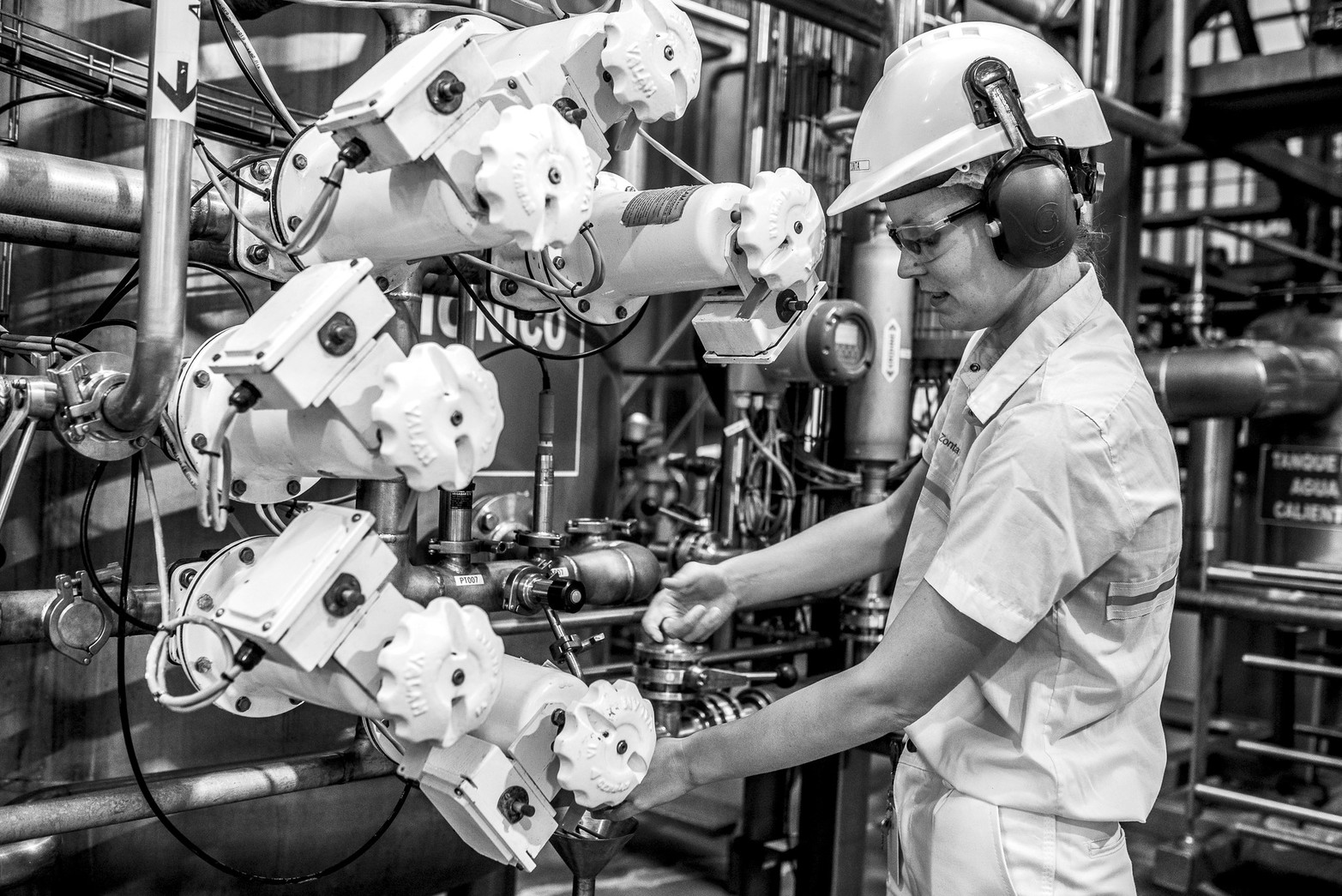 Mujeres en la industria santafesina.