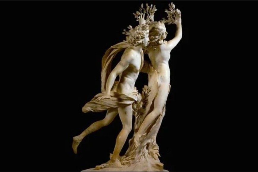 “Apolo y Dafne”, de Gian Lorenzo Bernini.  Galería Borghese, Roma
