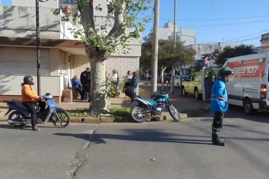 Afortunadamente la mujer de 74 años no sufrió lesiones.