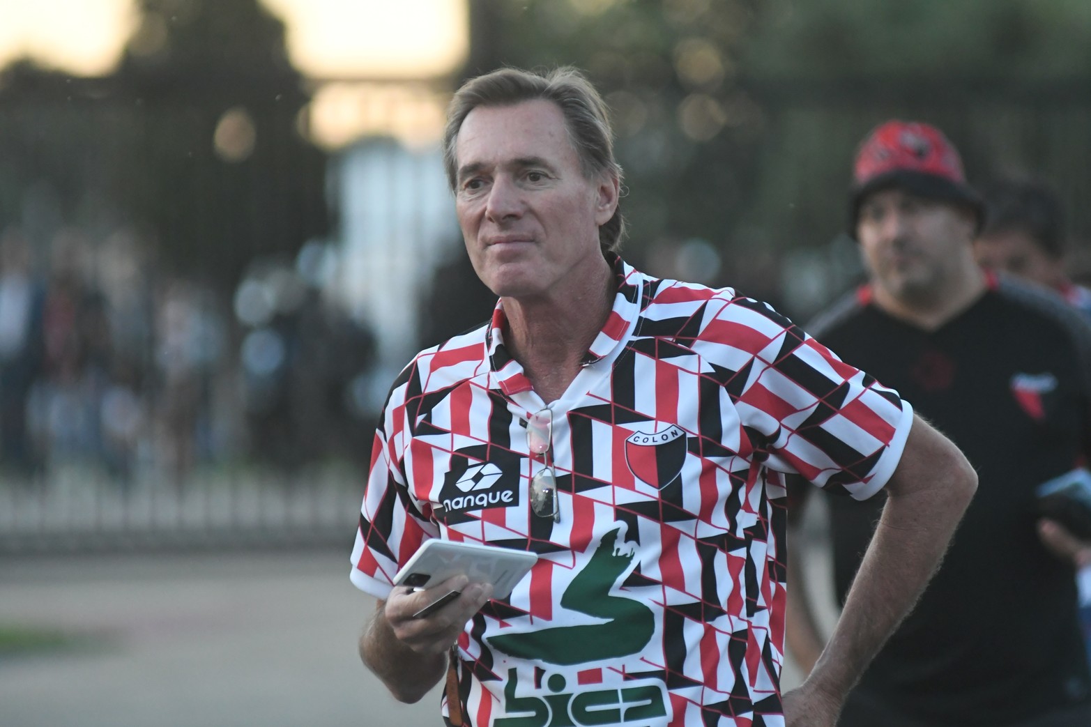 Hinchas que fueron a la cancha para ver Colón vs.Temperley