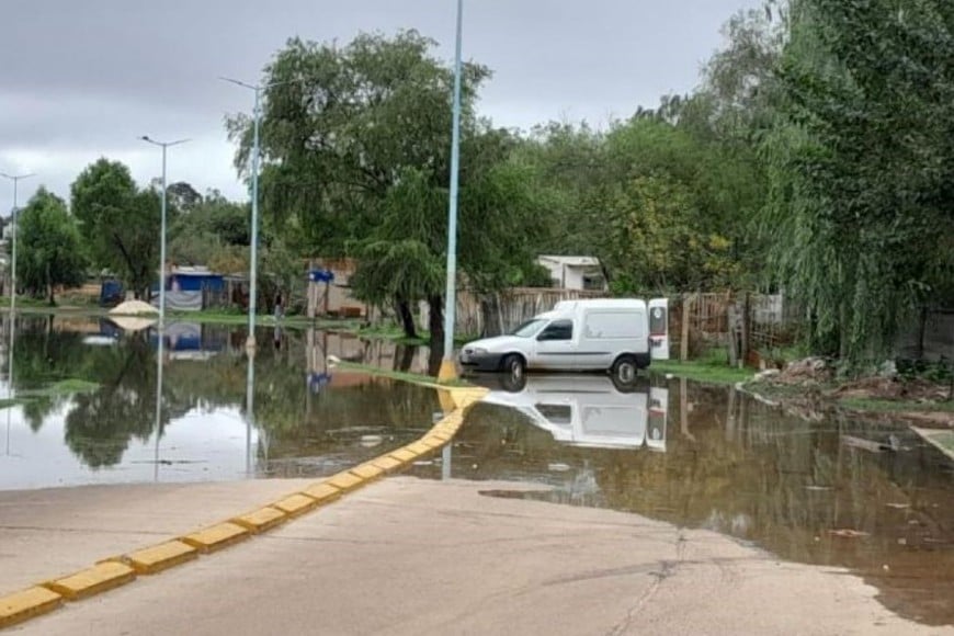 El avance del agua del Río Uruguay