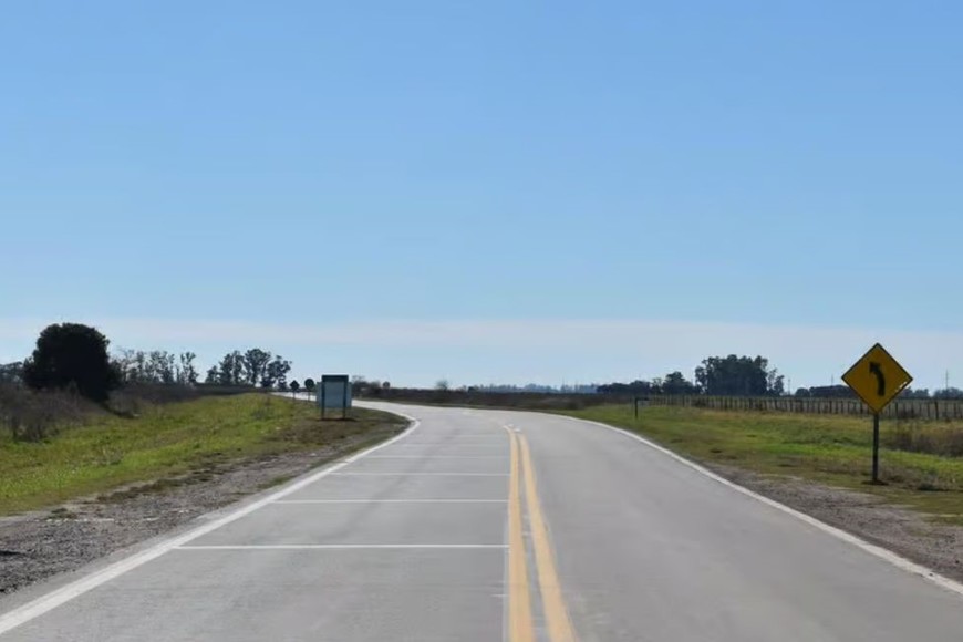 Casi 17 kilómetros de pavimento en la ruta 4-S cambiaron la perspectiva de la localidad.