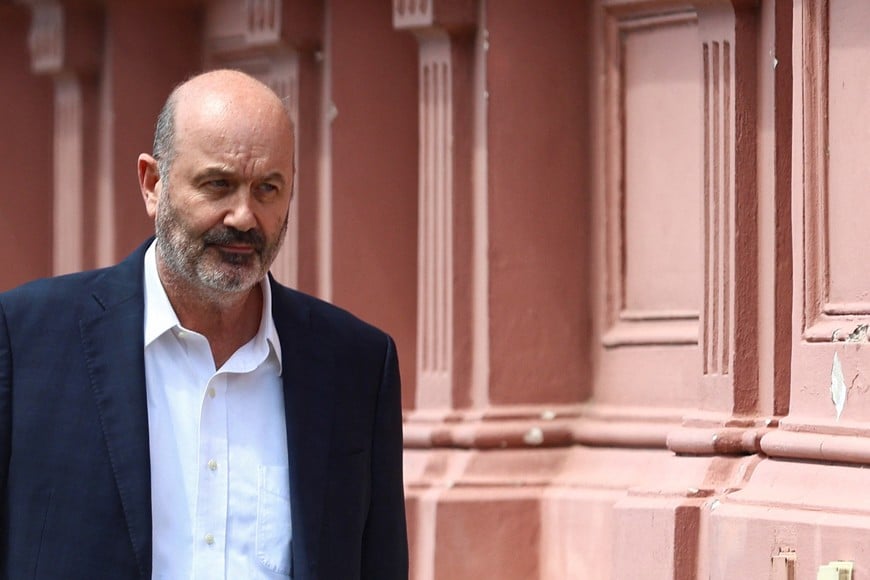 Argentine economist and former President of the Central Bank Federico Sturzenegger, leaves the Casa Rosada Presidential Palace, in Buenos Aires, Argentina, February 22, 2024. REUTERS/Matias Baglietto