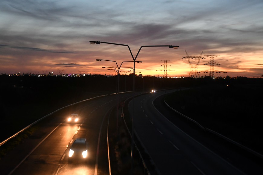En fotos: falta de iluminación en la Ruta 168