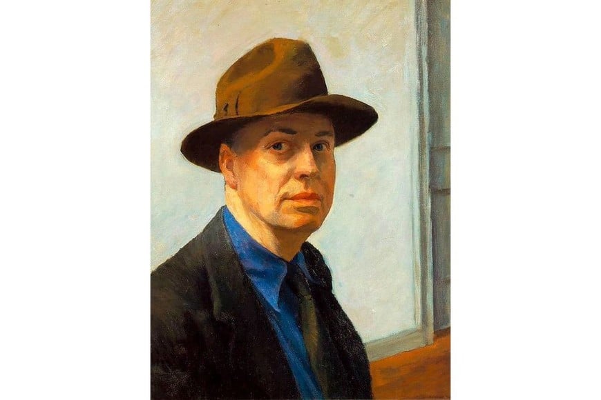"Autorretrato" de Hopper. Foto: Archivo