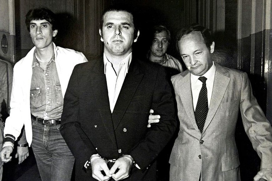 Arresto del líder montonero Mario Firmenich en Brasil, 24 de octubre de 1984. Archivo El Litoral