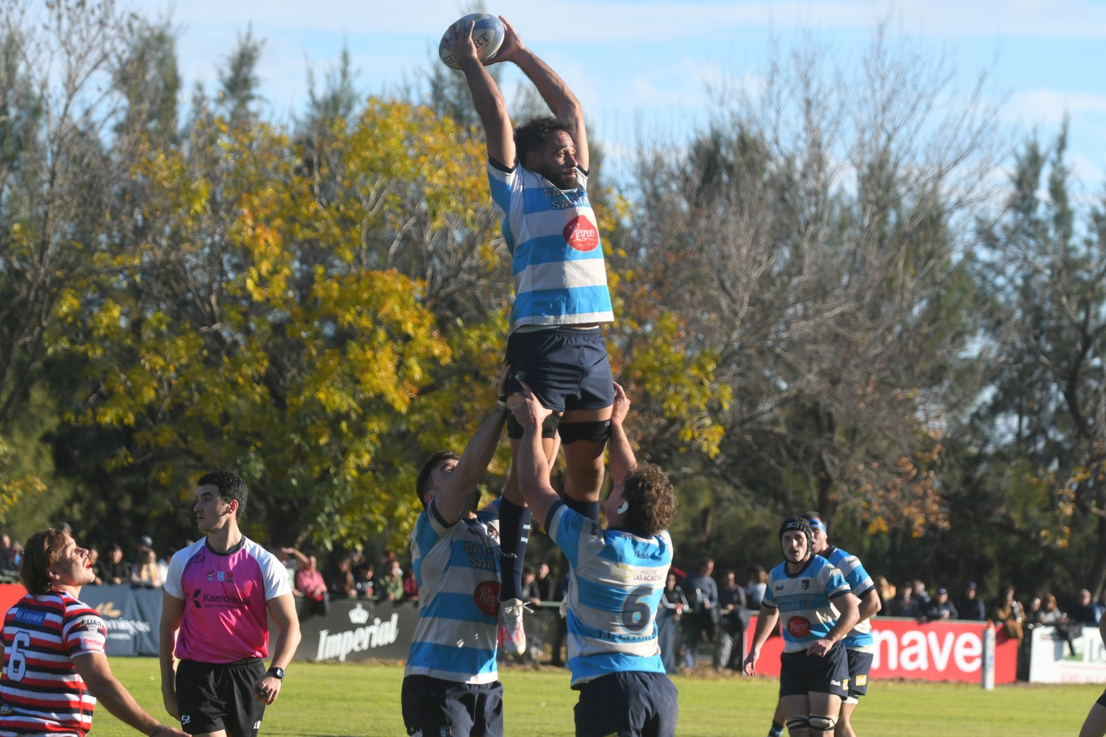 CRAI ganó16 a 13 a Santa Fe Rugby y de esa forma culminaron, junto a su vencido, en lo más alto de la tabla de posiciones tras completarse la primera ronda del TRL.