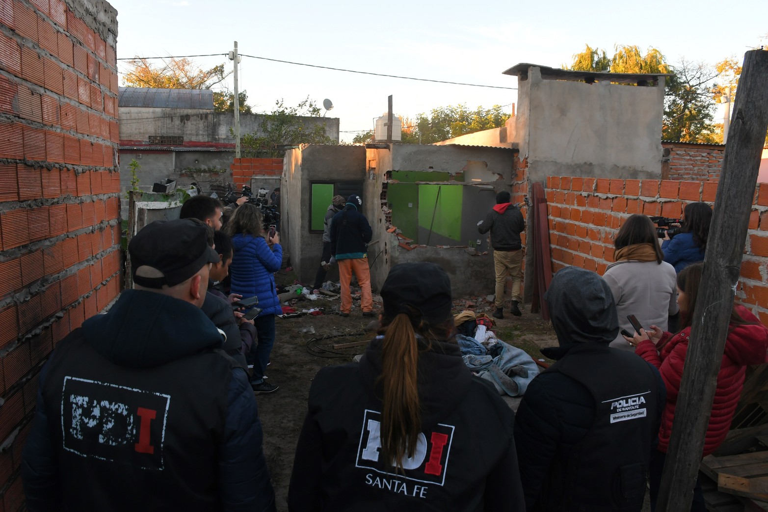 Primer derrumbe de un puesto de venta de drogas en la ciudad de Santa Fe