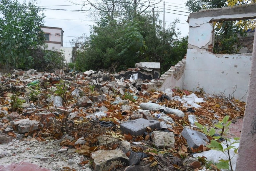 La suciedad y el abandono del terreno ponen en jaque a los vecinos. Crédito: Guillermo Di Salvatore