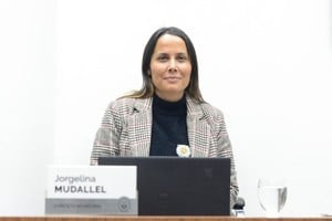 La concejala Jorgelina Mudallel, presidenta del bloque del Partido Justicialista.