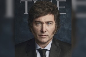 Javier Milei en la portada de Time.