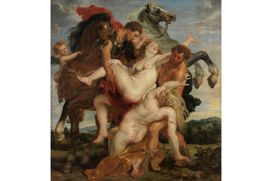 “El rapto de las hijas de Leucipo”. Foto: Alte Pinakothek de Múnich