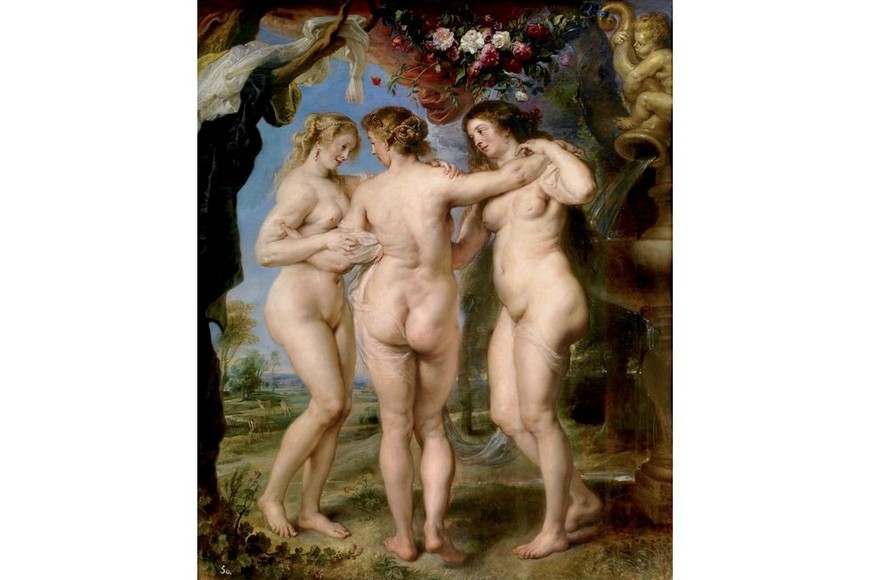 "Las tres gracias". Foto: Museo del Prado