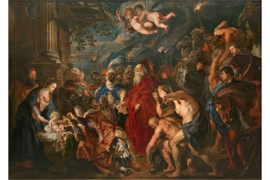 "Adoración de los Reyes Magos". Foto: Museo del Prado