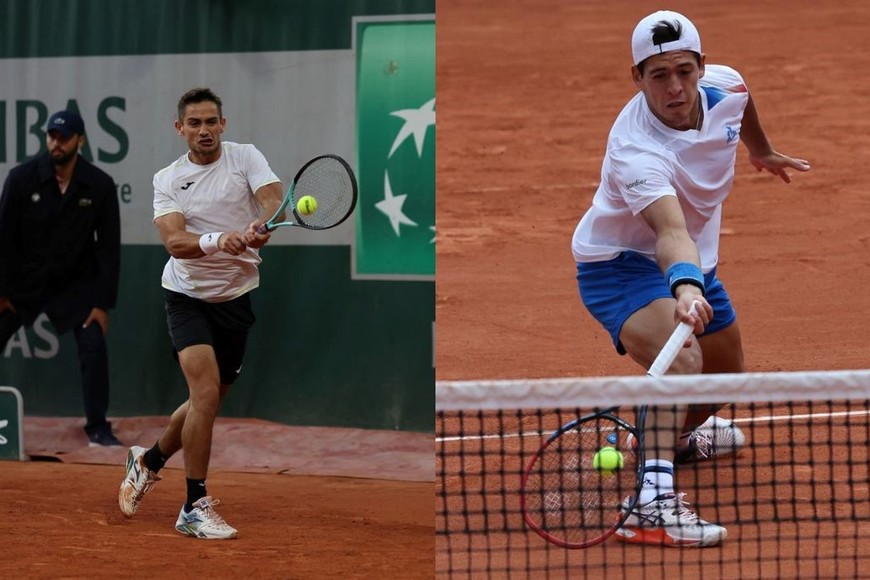 Navone y Báez se despidieron del segundo Grand Slam de la temporada.
