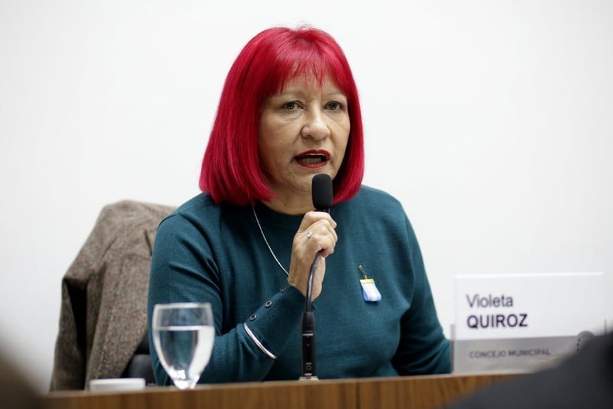 La concejala Violeta Quiroz (Mesas de Trabajo-FR).