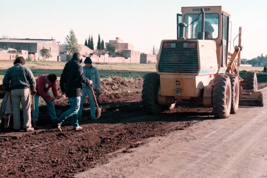 En el '96 comenzaron a retirar parte de las vías para transformar el predio en un inmenso parque.