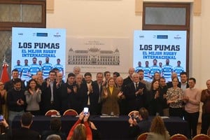 El Salón Blanco fue escenario de la presentación oficial del partido. Foto: Mauricio Garín