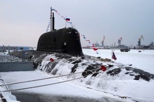 El submarino de propulsión nuclear Krasnoyarsk.