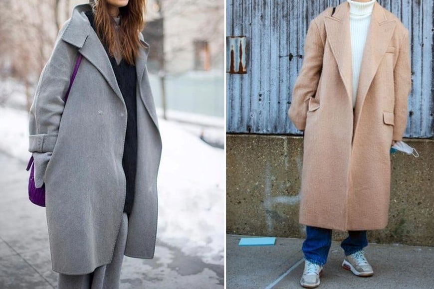 Los abrigos oversize son imprescindibles esta temporada, combinando confort y estilo.