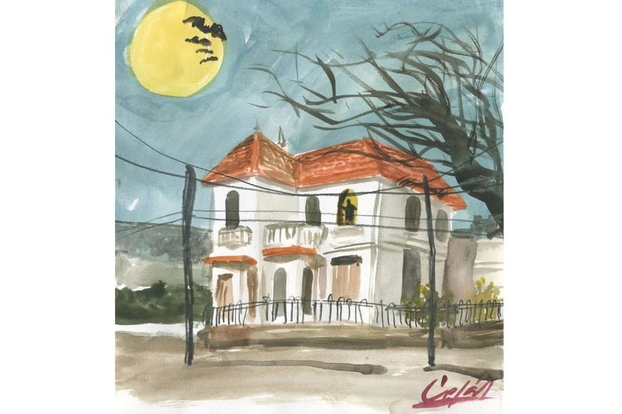 La casa, en la mirada del ilustrador santafesino Lucas Cejas.